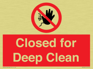 Closed for Deep Clean